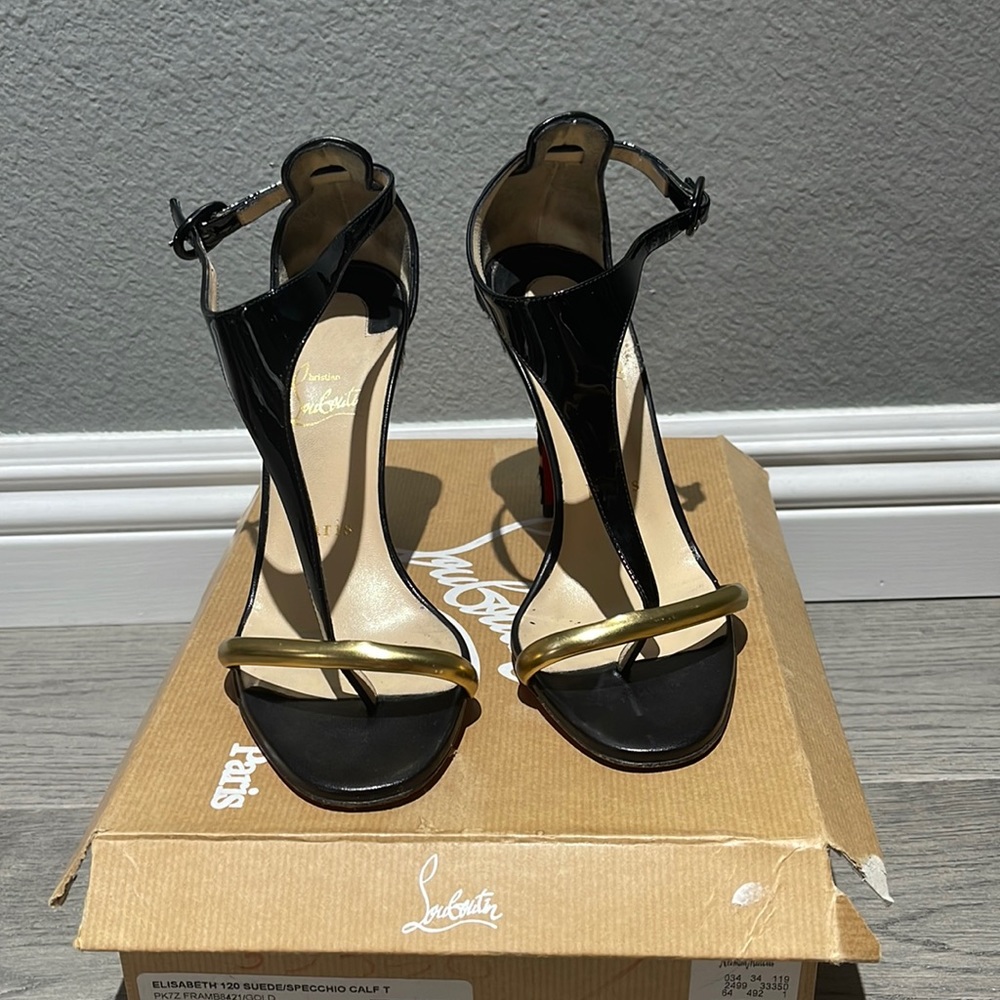 Christian Louboutin Black Patent Leather